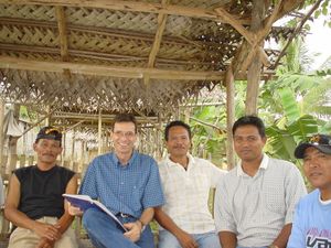 Discussion with farmers in Mindanao, the Philippines